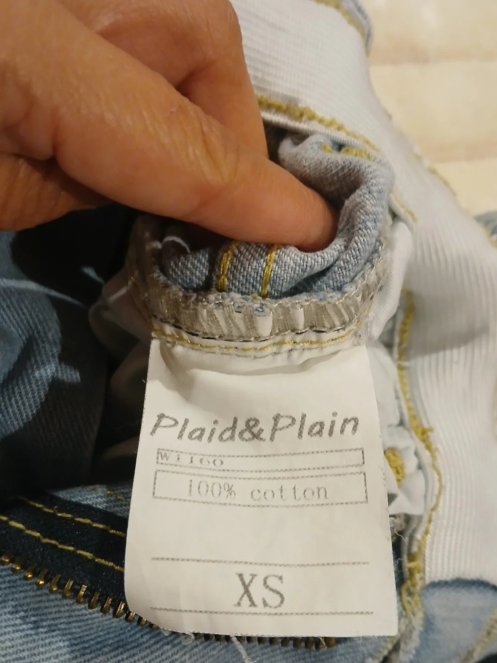 Paperbag Waist Light Blue Denim Shorts